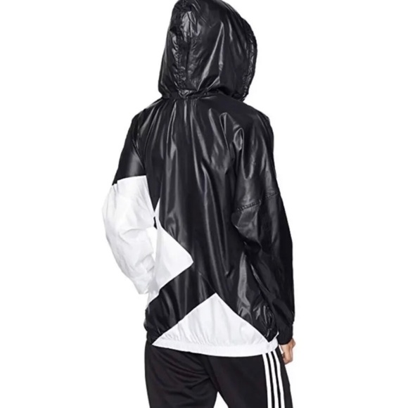 NWOT Adidas Equipment  shiny colorblock windbreaker size Xl - Picture 5 of 13